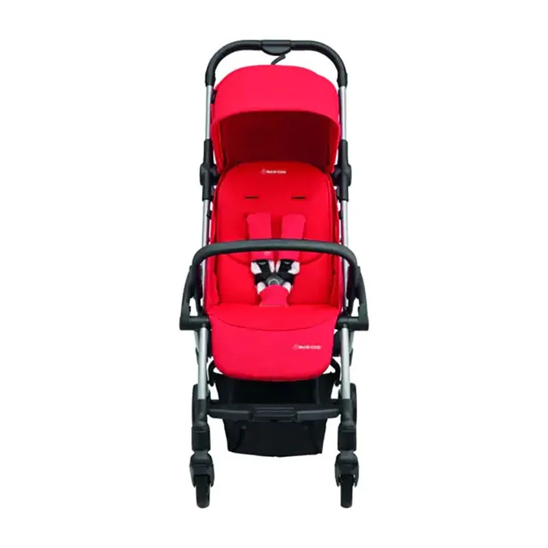 Trio Poussette Compacte Laika 2 Nomad Red + Cosi Rock sans base + Nacelle Laika - 0m+-6