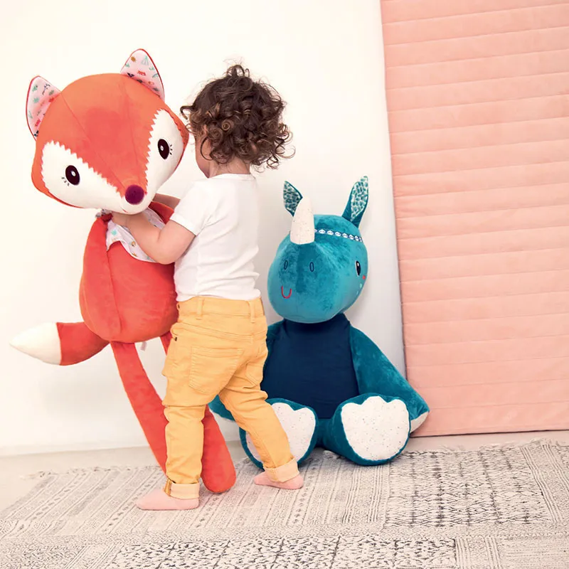 Grande peluche Marius le rhinocéros 90cm - 9m+-4
