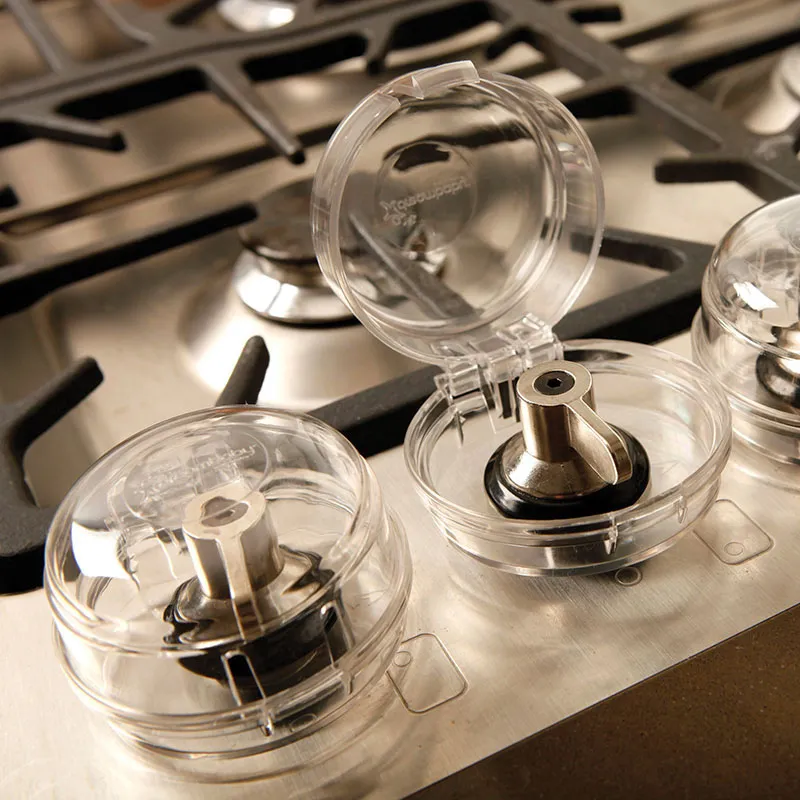 4 Couvre-bouton de cuisinière - Transparent-6