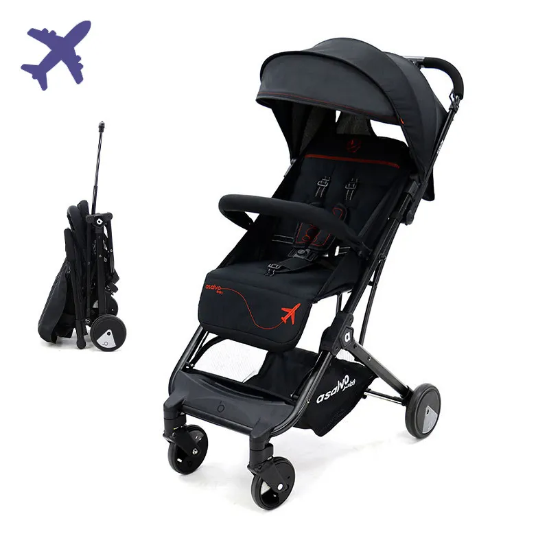 Poussette compacte Flight Noir/Rouge - 0m+-0