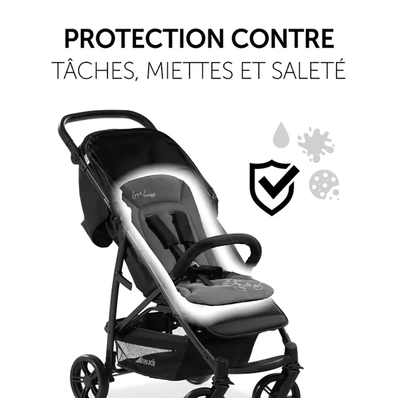 Poussette Compacte Travel N Care + Pare-soleil + Liner Mickey Mouse Noir - 0m+-21