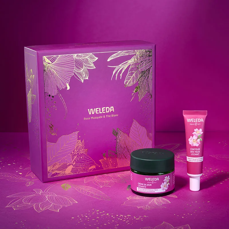Coffret de Noël Rose musquée & Thé Blanc - 2pcs-0