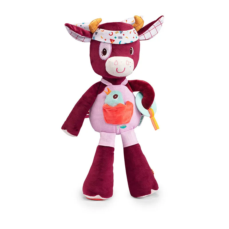 Peluche d'activités Rosalie la vache 40cm - 9m+-5
