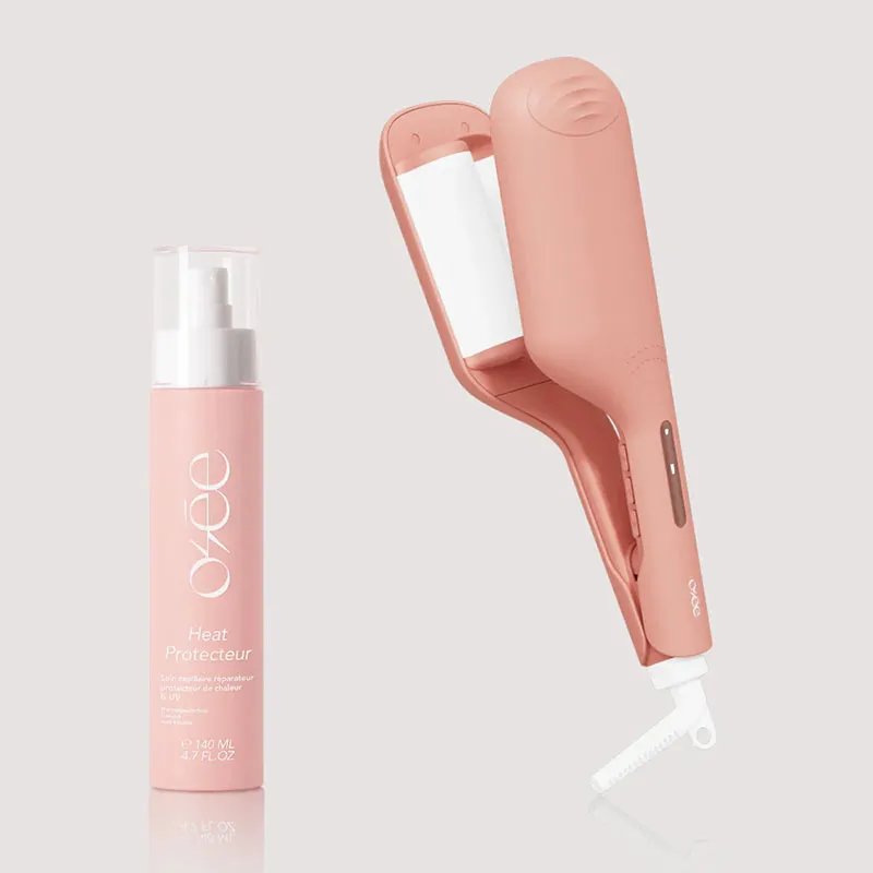 Kit fer à onduler Party waves & Protecteur de chaleur 5en1 - 140ml-0