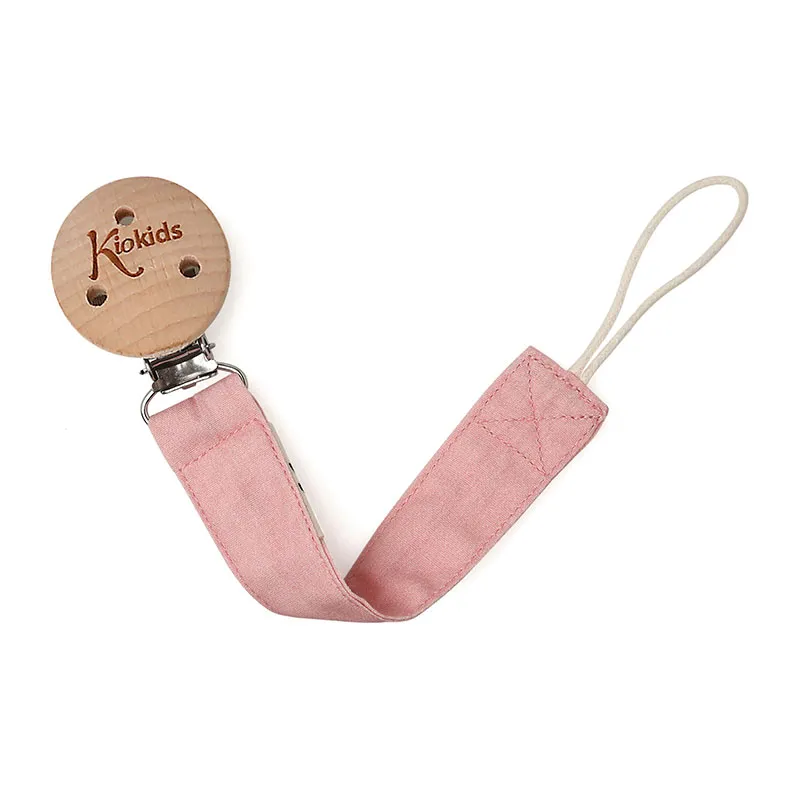 Attache-sucette Bois Rose - 23cm-1