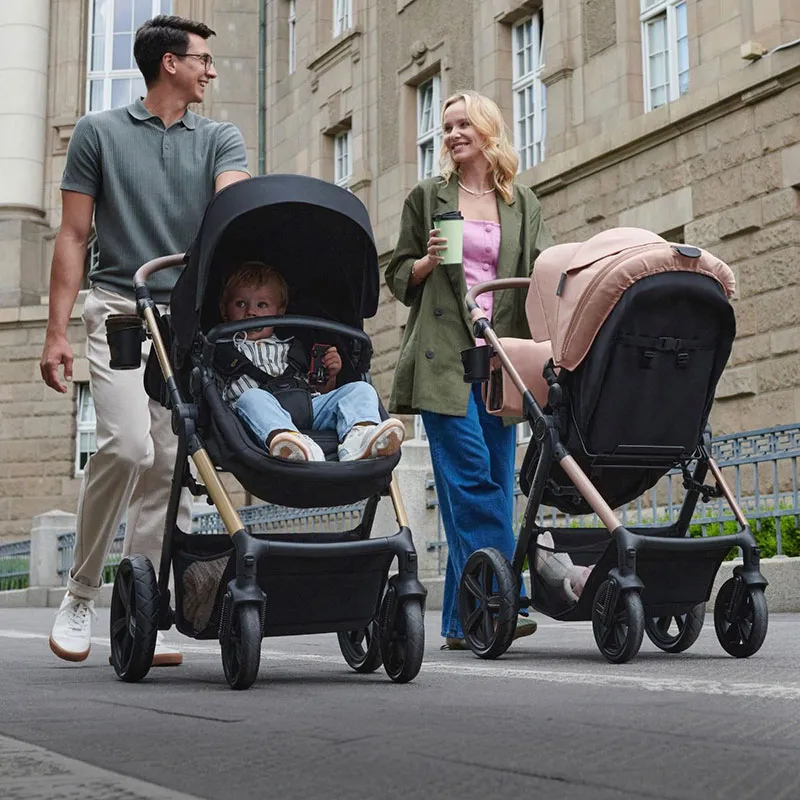 Poussette Moov 2 Air 3en1 Gris clair - 0m+-15