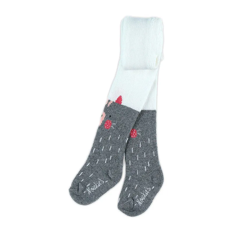 Collants Chat BIO - Blanc/Gris-0