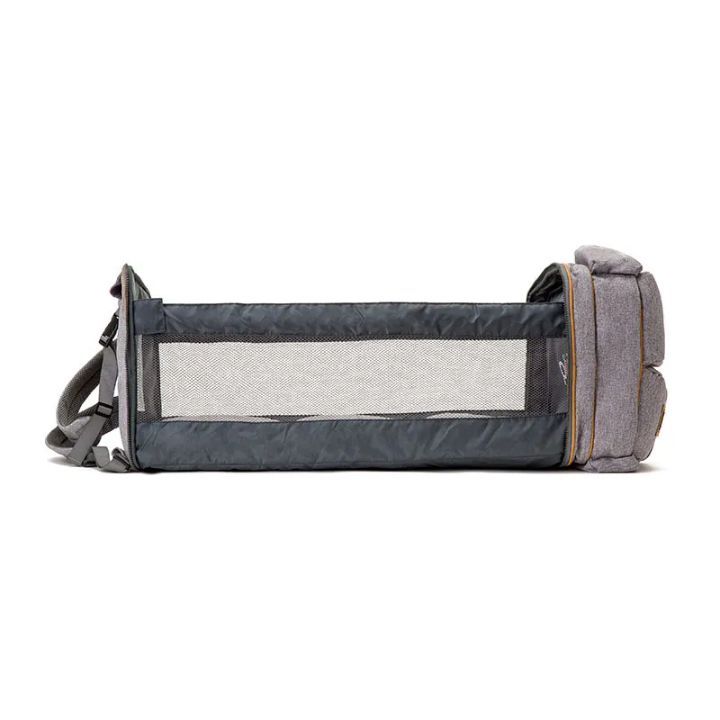 Couffin nomade/Sac à langer RucPod Gris - 42x75cm-16
