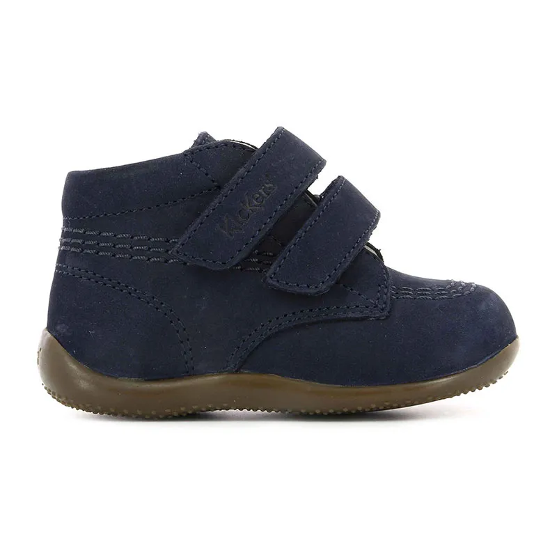 Bottillons Billy Velk Nubuck - Marine-1