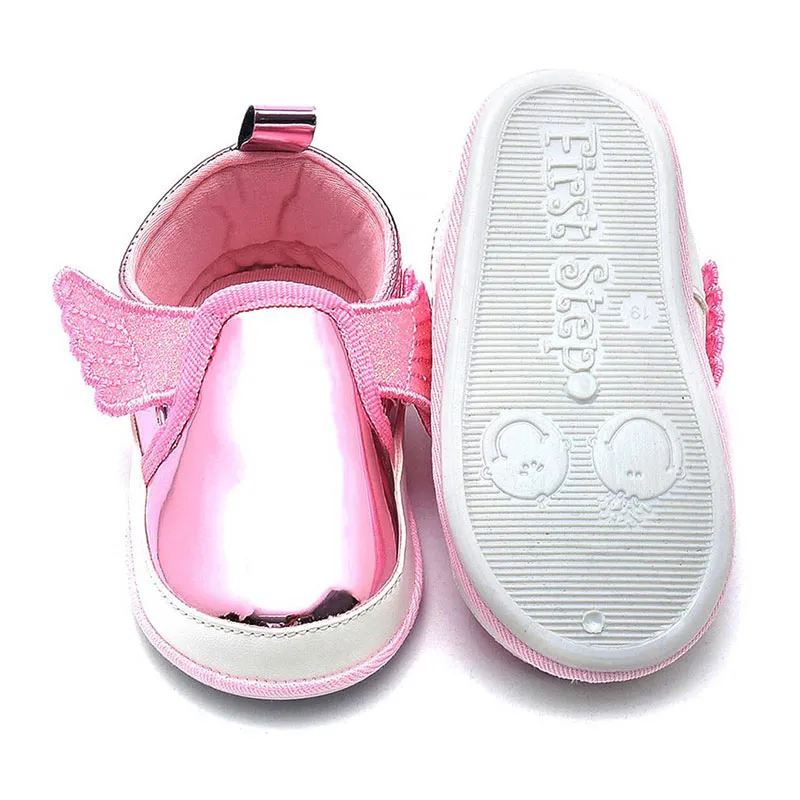 Baskets Premiers pas Ailes - Rose-3