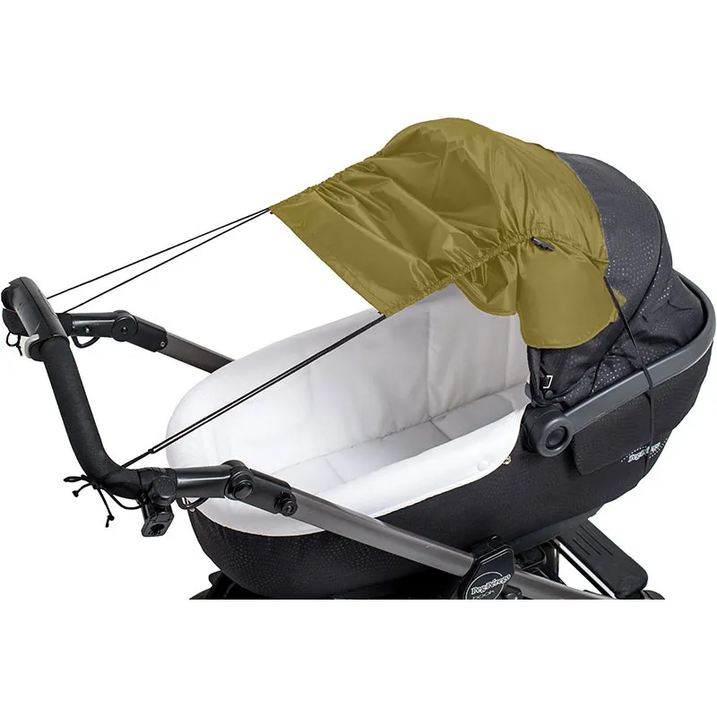Auvent universel poussette anti-UV Kaki - 50x67cm-3