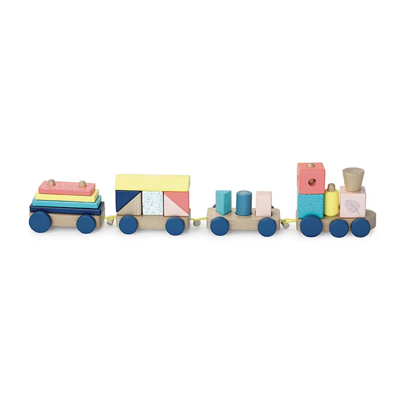 Jeu d'équilibre Train de cubes Sous la canopée - 18m+-0