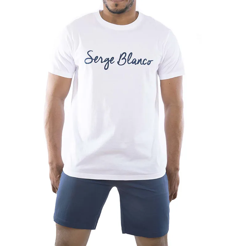 Pyjama Homme Serge Blanco - Blanc-0