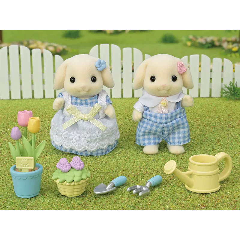 Frère & soeur lapin bélier + accessoires - 7pcs-5