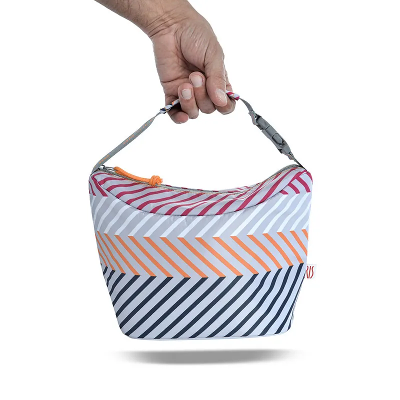 Sac à main Lunchbag On the go - Fuchsia Imprimé-2