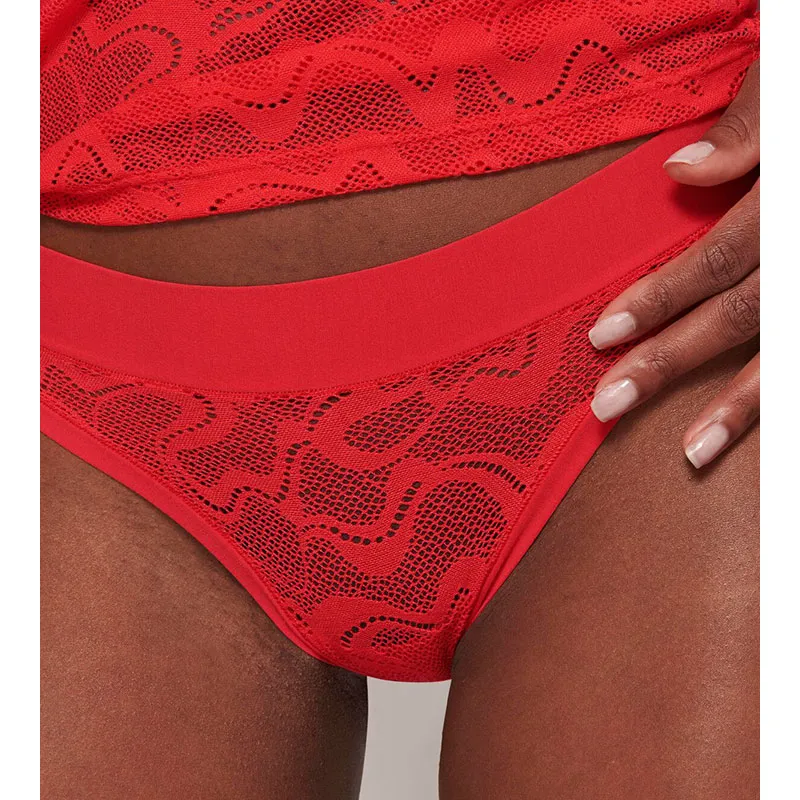 Culote Mini dentelle Sloggi Go - Campari-4
