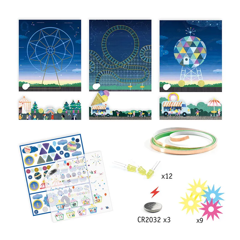 Kit créatif Tableaux lumineux Là-Haut 29pcs - 8+-2