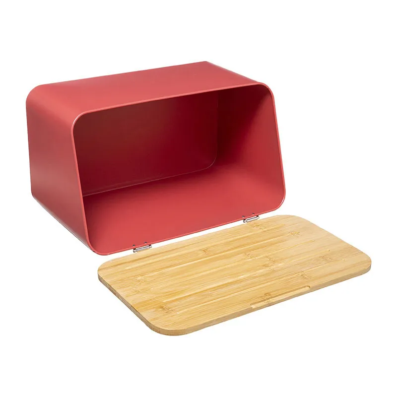 Boîte à pain Bambou Rose - 37x22,5x23,5cm-1