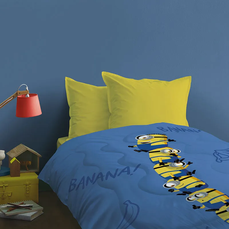 Couette imprimée Les Minions Banana - 140x200cm-1