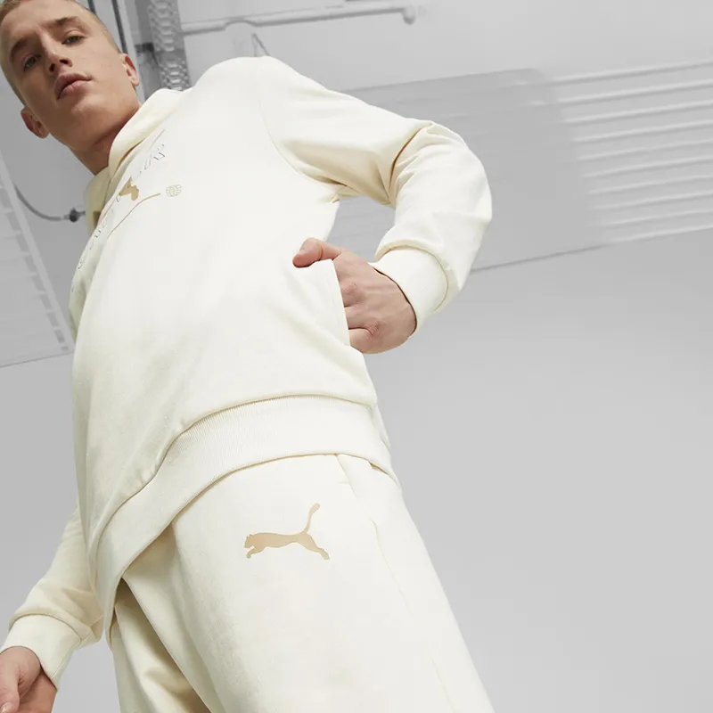 Sweat à capuche Homme Essential Puma - Beige-4