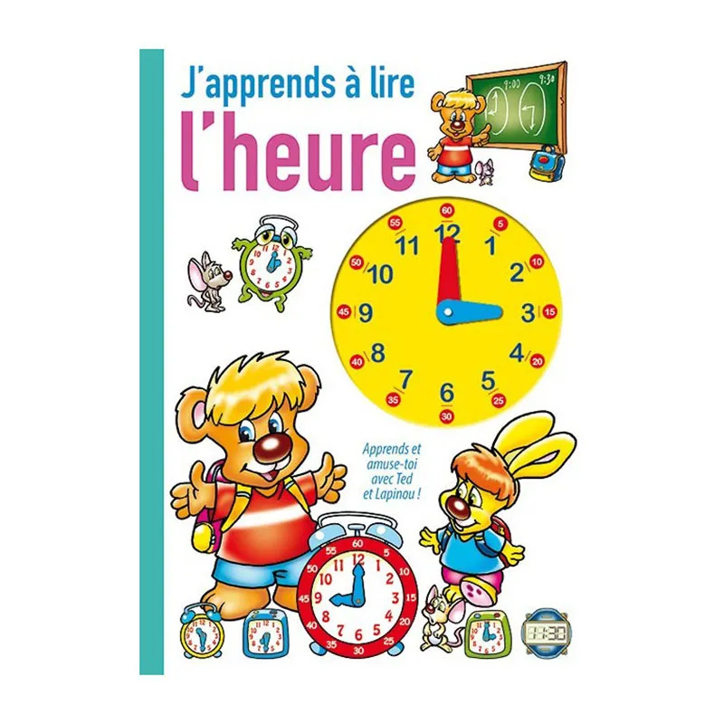 Livres pour apprendre à lire l'heure - 3+-1