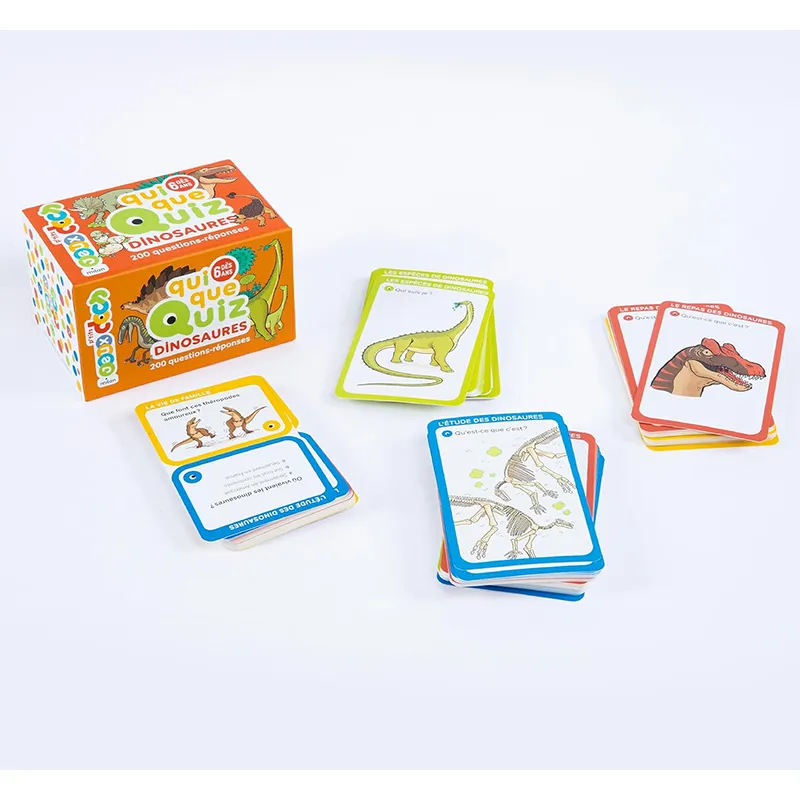 P'tits jeux docs Quiquequiz Dinosaures - 6+-2