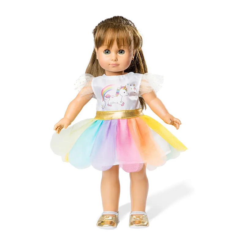 Robe Licorne Henri - Poupée 28-35/35-45cm-1