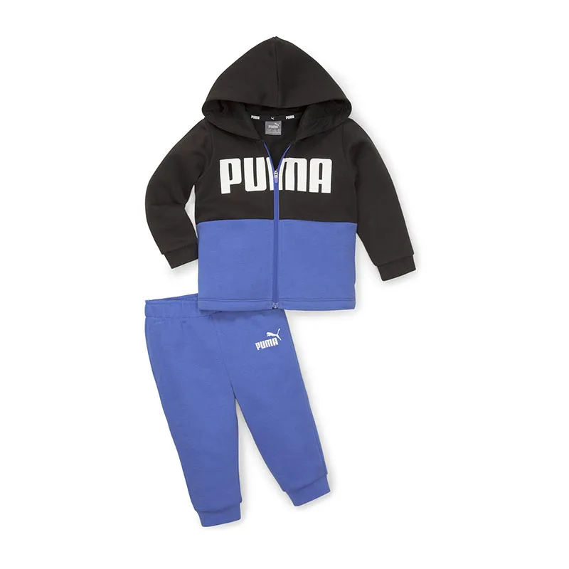 Ensemble Jogging Bébé Minicats Colorblock Puma - Bleu Saphir-0