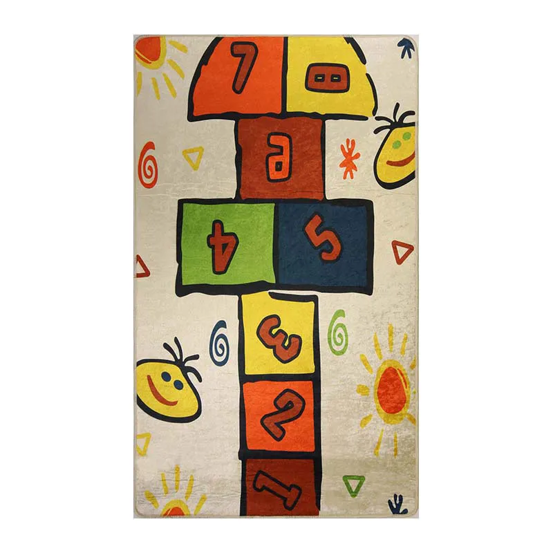Tapis Enfant Marelle Multicolore - Plusieurs dim. dispos-0