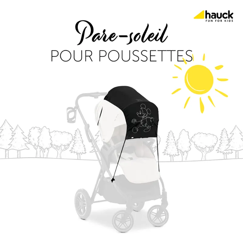 Poussette Compacte Travel N Care + Pare-soleil + Liner Mickey Mouse Noir - 0m+-11