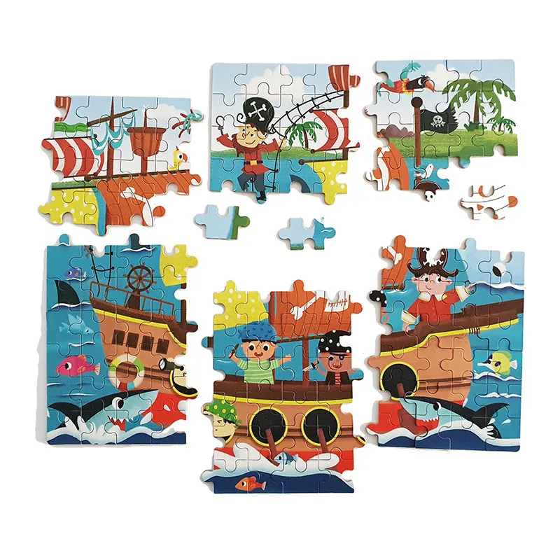 Puzzle Les Pirates 120pcs - 36m+-2