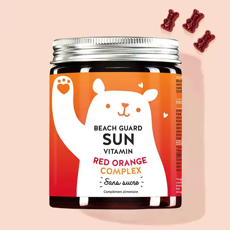 Beach Guard Sun pour les peaux endommagées par le soleil - 60 Gummies-0