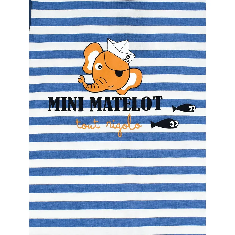 Combi-pyjama longue Moussaillon - Bleu-2
