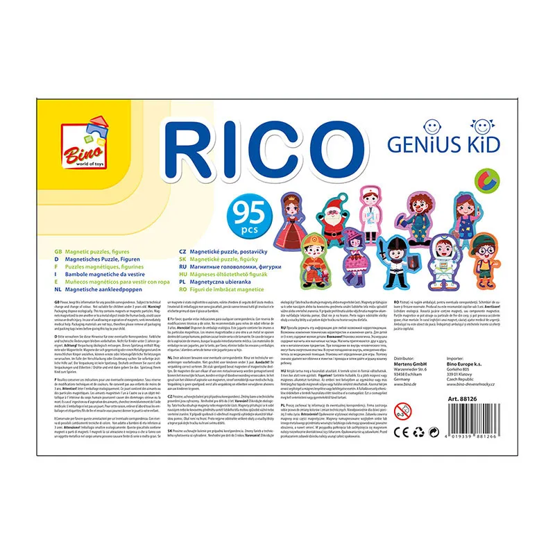 Jeu magnétique Personnages 95pcs - 36m+-6