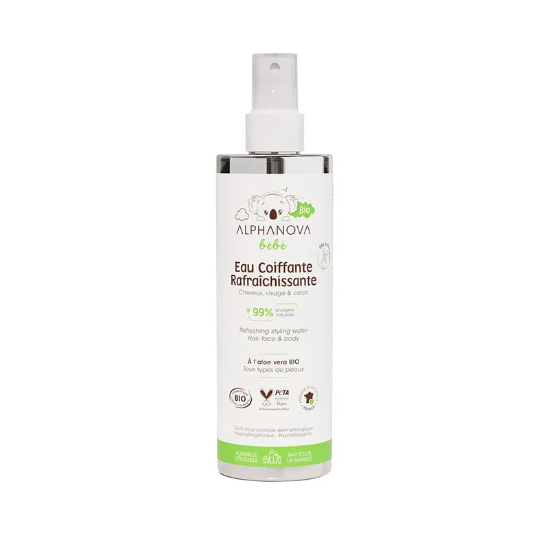Eau coiffante rafraîchissante bébé BIO - 200ml-0