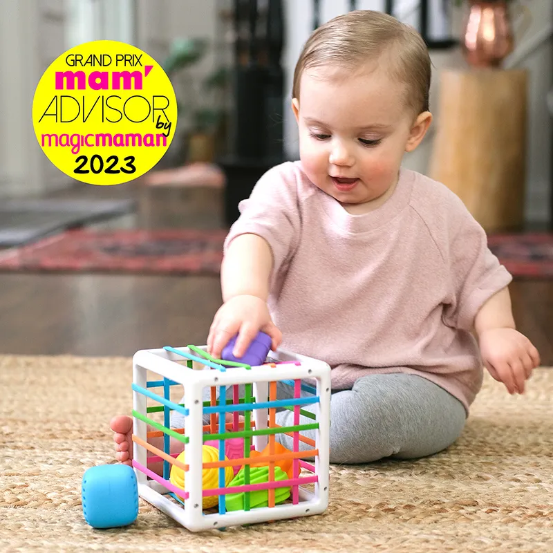 Cube à formes sensorielles InnyBin 7pcs - 10m+-1