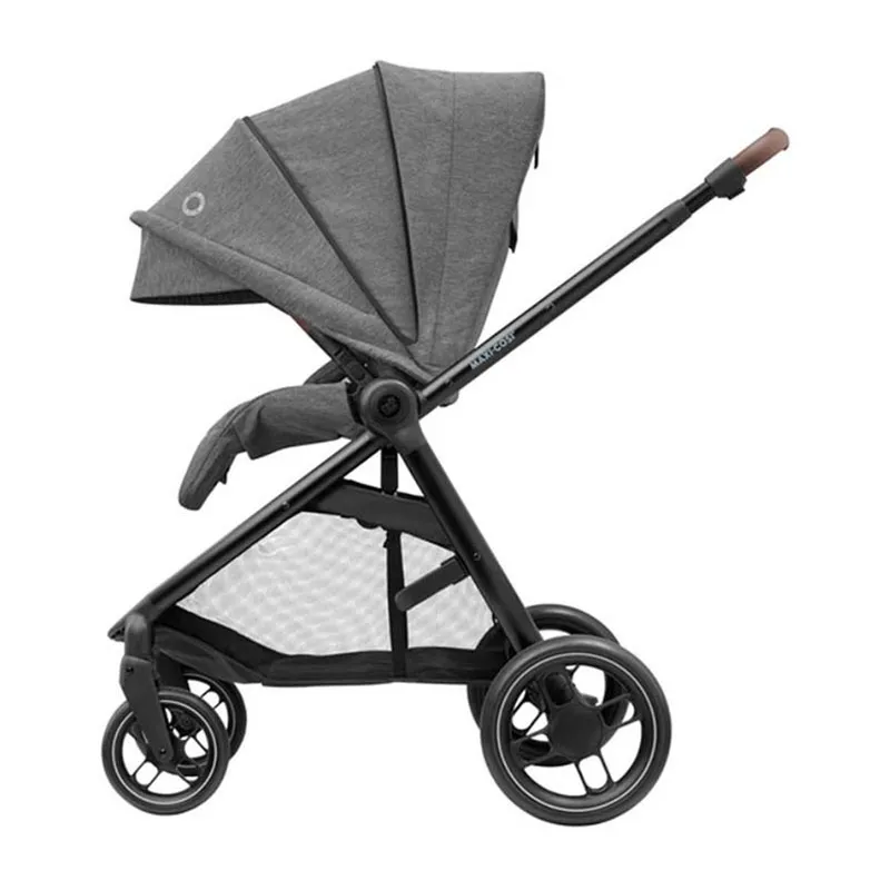 Trio Poussette Compacte Street + Cosi Cabriofix + Base + Nacelle Oria + Adaptateurs Grey - 0m+-2
