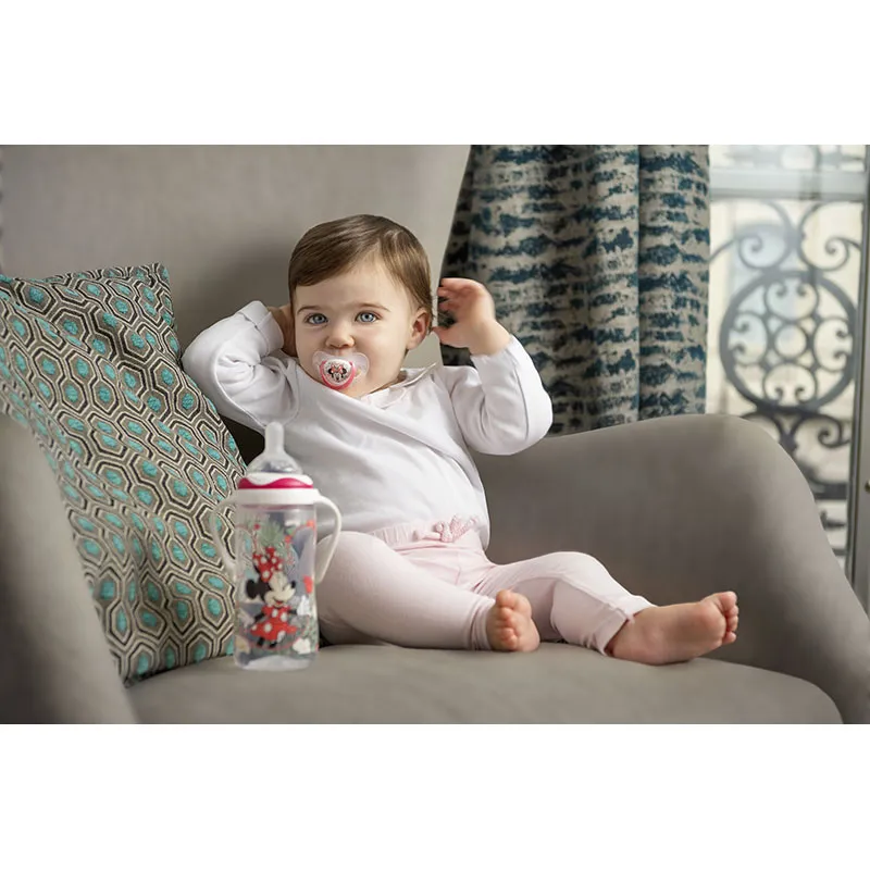 Biberon d'apprentissage 3 Vitesse Minnie 300ml - 6m+-1