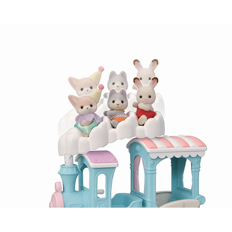 Petit train à vapeur & bébé fennec - 2pcs-2