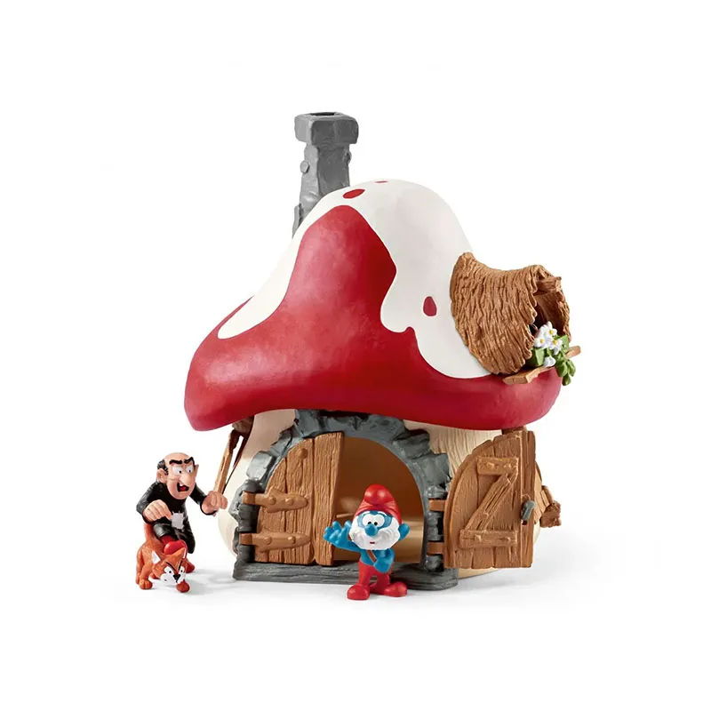 Maison des Schtroumpfs avec 2 figurines - Schtroumpfs-1