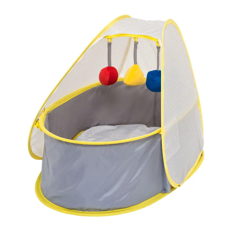 Berceau pop-up Dodo Nomade Gris/Jaune - 0m+-0