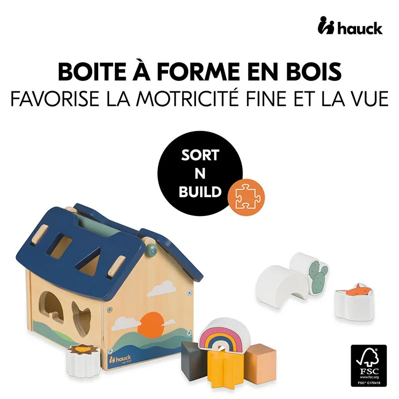 Maison Puzzle à encastrer Bois - 12m+-1