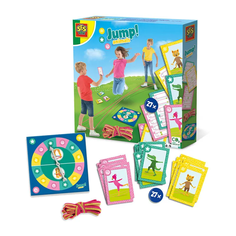 Jeu de défis Saut élastique Animaux 29pcs - 36m+-6
