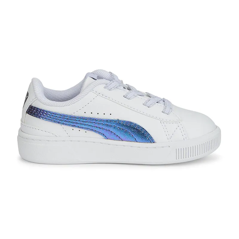 Baskets Bébé Vikky Biolumines AC Puma - Blanc/Argenté-2