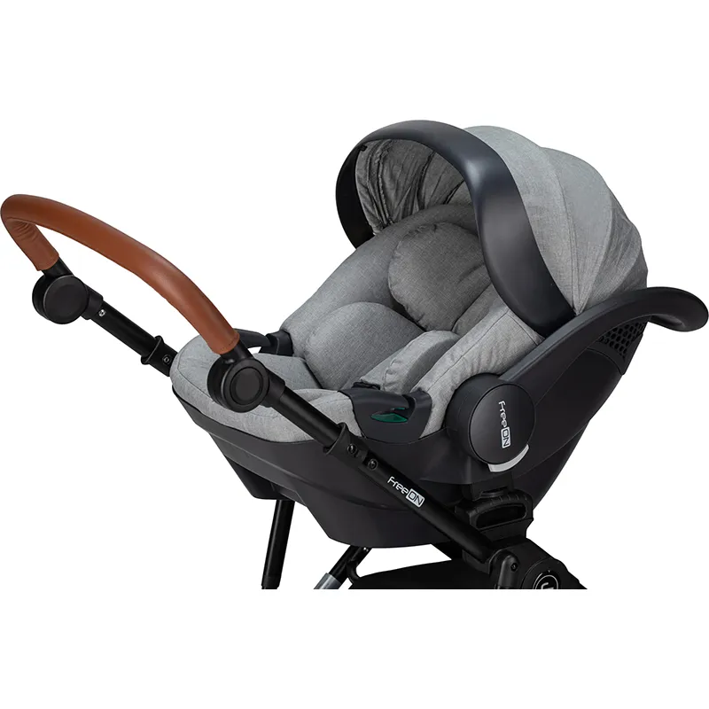 Trio Poussette Travel System Zen Deluxe Gris clair - 0m+-7