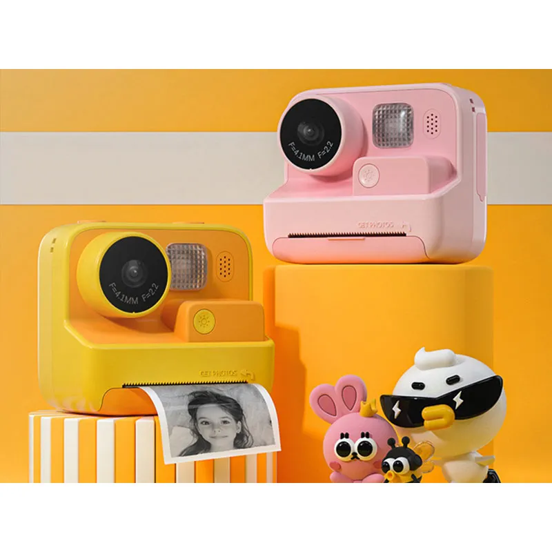 Appareil photo avec impression instantanée PolaroKid Rose - 36m+-3