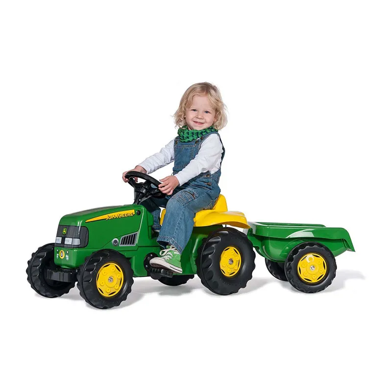 Tracteur à pédales RollyKid John Deere + Remorque - 36m+-1