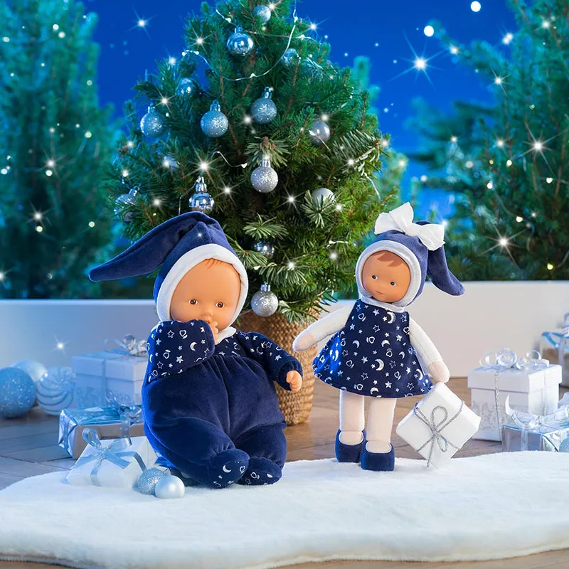 Doudou Babipouce Nuit étoilée 28cm - 0m+-5