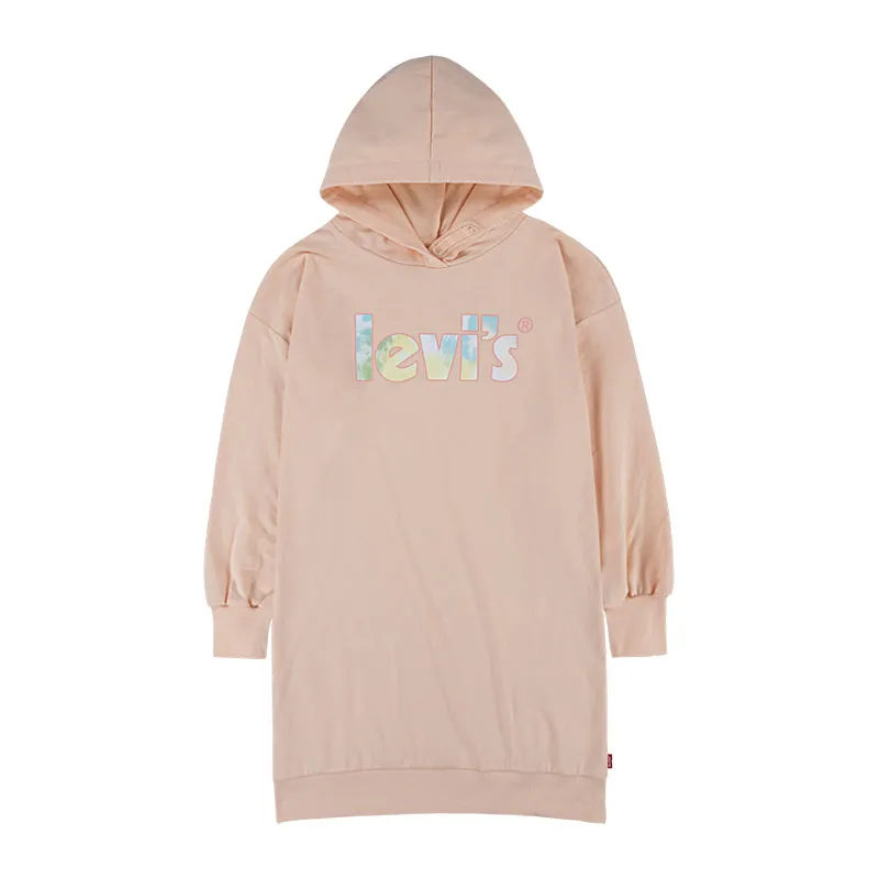 Robe sweat Hoodie - Pale peach-0