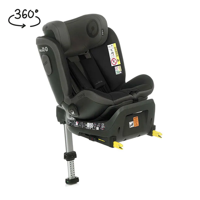 Siège-auto 360° I-Size/isofix 40-105cm Ixpert Matt Black - 0m+-0